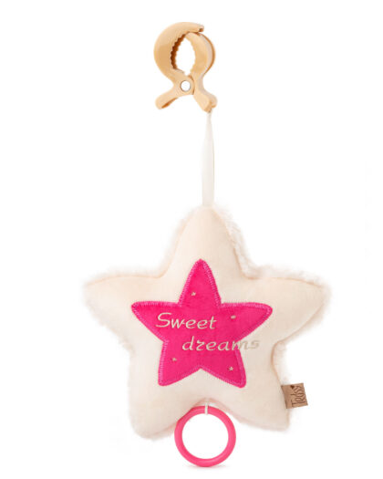 Παιδικό μουσικό παιχνίδι λευκό με αστέρι φούξια 17εκ