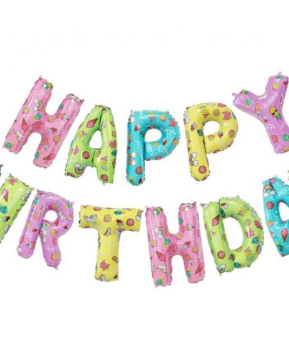 Μπαλόνια foil Happy birthday