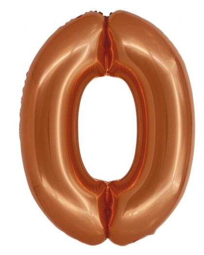 Μπαλόνι foil νούμερο 9 σε χρώμα μπρονζε με διάσταση 76cm